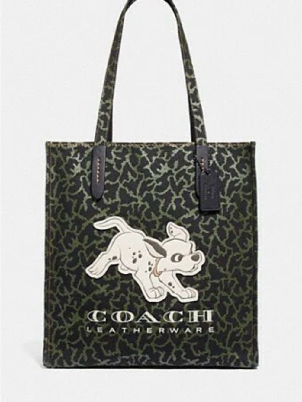 DISNEY X COACH Limited Edition 101 Dalmatians Canvas Tote